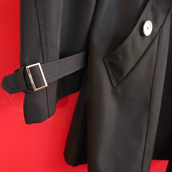 Calvin Klein Women's Black Trench Coat - Picture 6 of 12